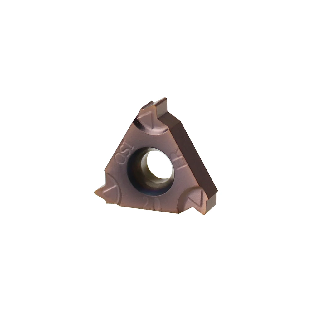 10pcs 16ER 2.0ISO Threaded Inserts Indexable Tungsten Carbide Threading