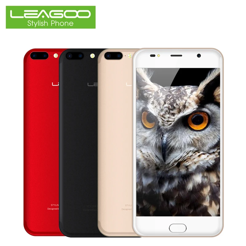 Leagoo M7 3G Smartphone 5.5 Inch Android 7.0 Quad Core 1GB RAM 16GB ROM 3000mAh Dual Back Camera Fingerprint Mobile Phone