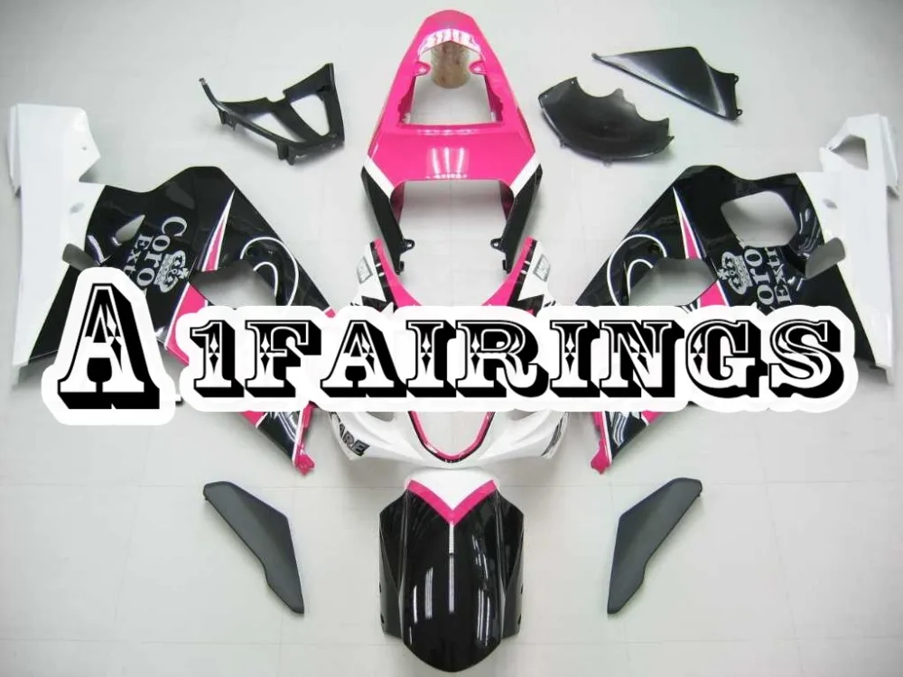 

ABS Plastic Full Fairing Kit For Suzuki GSXR600 K4 2004 2005 GSXR750 04 05 Injection Motorcycles Body Kits Black Pink Carenes