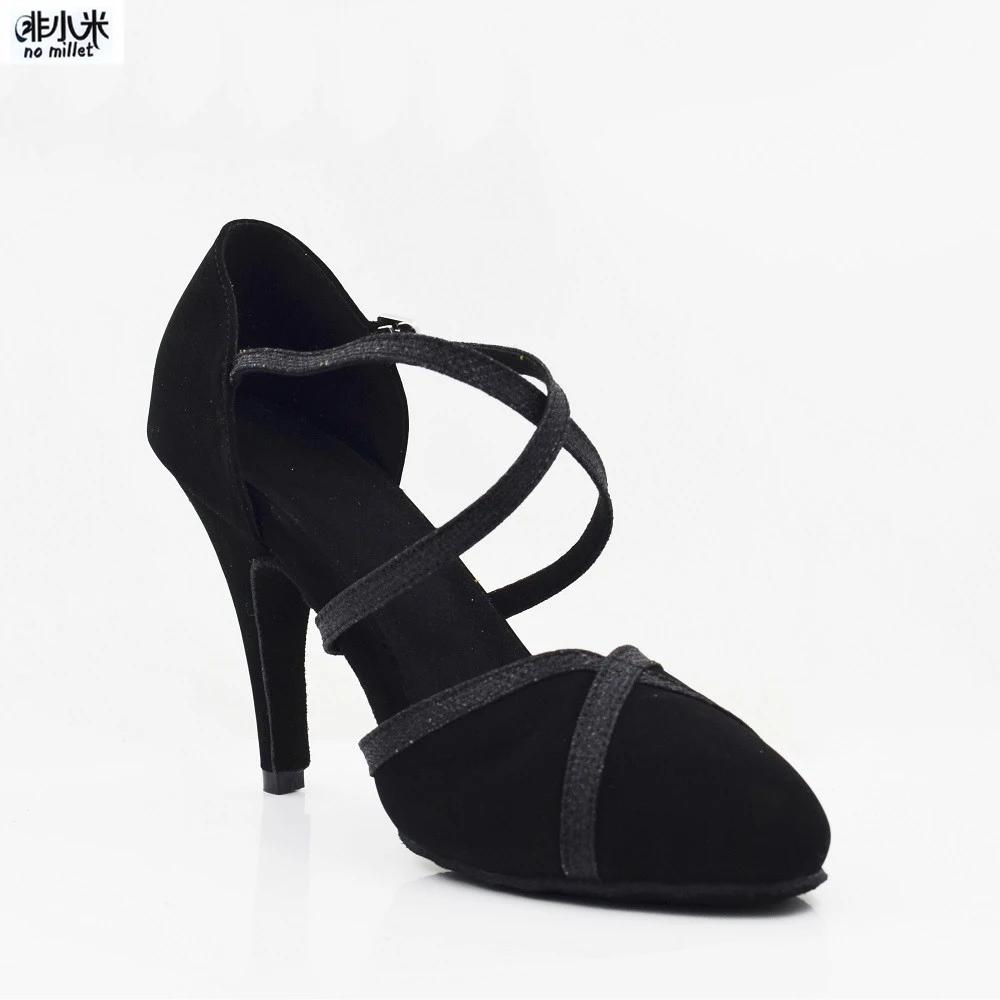 Zapatos de mujer Современная танцевальная обувь блестящие свадебные туфли из нубука для