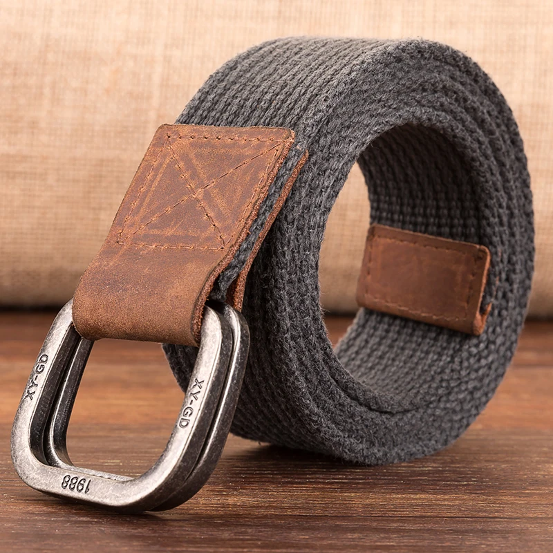 Luxury Men Belt Top Quality Outdoor Army Tactical Belts for Men Double