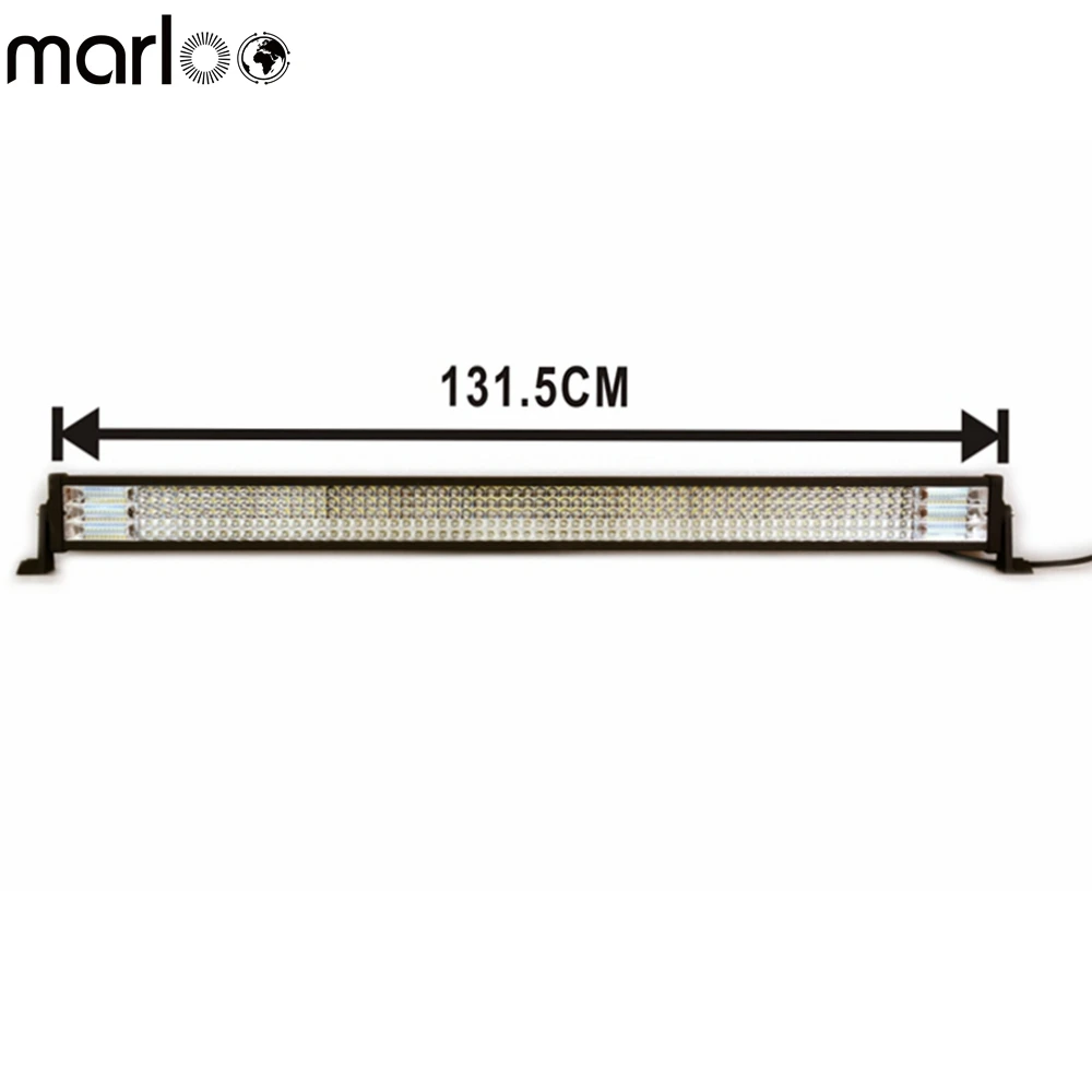 Marloo Super Bright 52" 5 Rows Led Light Bar 1125W Combo Beam For Off