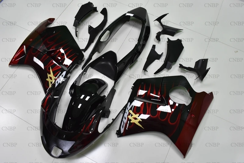 Обтекатели для Honda Cbr1100XX 1996 - 2005 CBR1100XX 2004 CBR 1100 XX 2000 с черной и красной рамкой | Дом