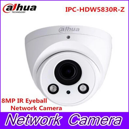 DHL Free Shipping DAHUA Security IP Camera CCTV 8MP IR Eyeball Network Camera with POE IP67