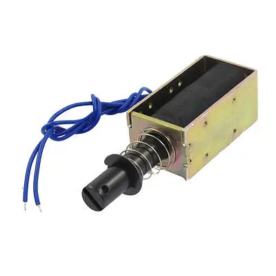

DC 24V 23.4W 0.96A Pull Type Open Frame 19mm 0.1Kg Solenoid Electromagnet