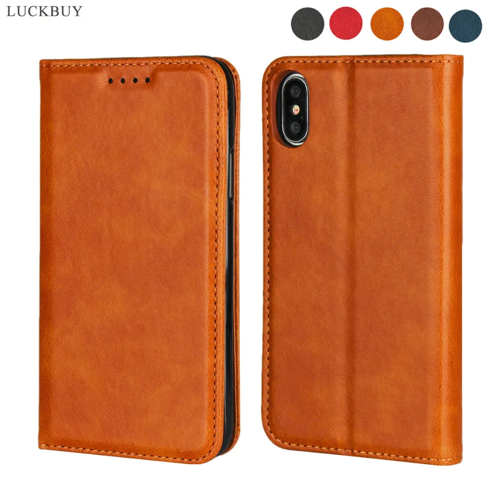

Luxury Flip Case for Apple iPhone X XI XS XR MAX 6 6s 7 8 Plus Ultra-Thin Strong Magnet PU Leather Book Wallet Stand Cases