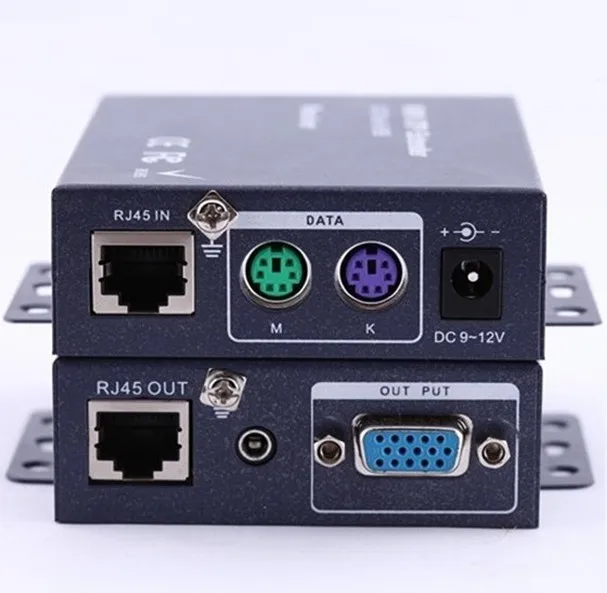 

100 M VGA Extender VGA Mouse and Keyboard Extender KVM Video Recorder Extender DVR, NVR Lightning Protection