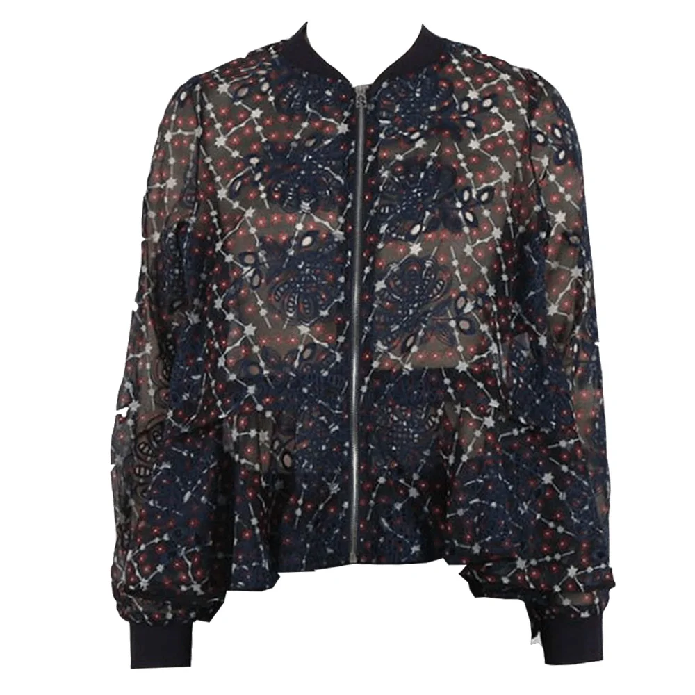 Autumn Women Jacket Coats 2018 Long Sleeve Crew Neck