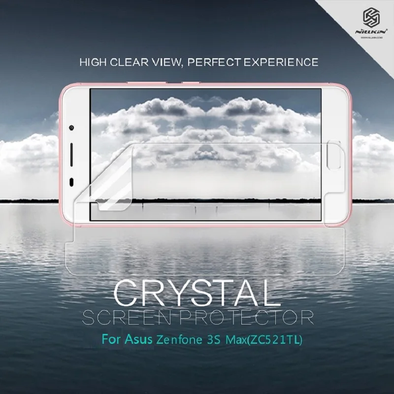 

2 pcs/lot Screen Protector for Asus Zenfone 3S Max NILLKIN Super Clear Anti-fingerprint Protective Film For Asus ZC521TL 5.2"