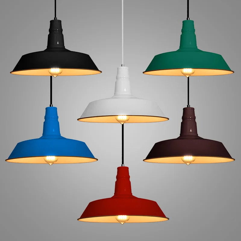 

Loft Warehouse vintage Led pendant lights iron lamp shads Decoration for bar coffee dining room pendant light E27 ZDD0098