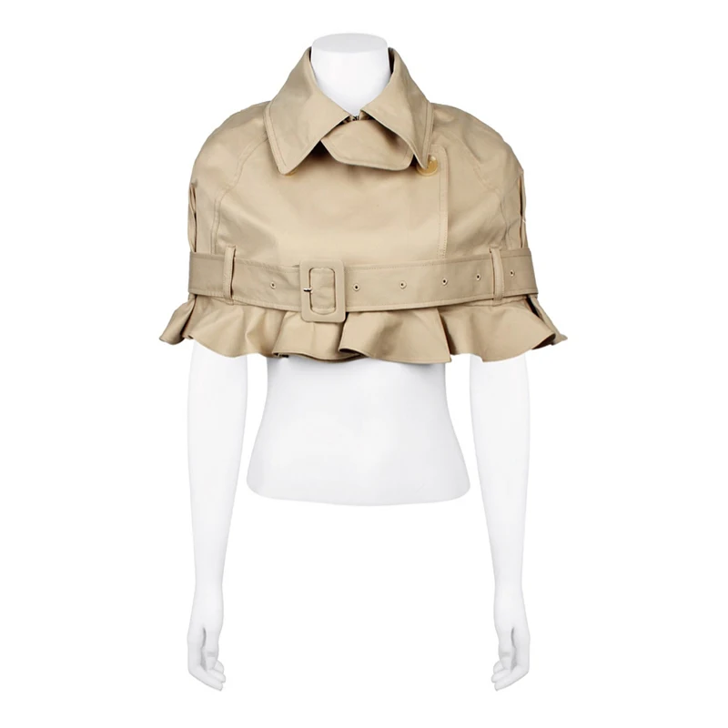Printemps Fendue Longues Courte Lape Commune Mode Marée Khaki À Lâche Veste Hem Jh050 Kaki Nouveau Manteau 2019 Femmes De Manches Ruches eam Pq6EFWn