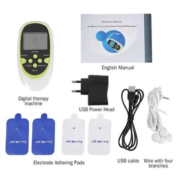 

Digital Screen LCD Massager Physiotherapy Instrument Massage Pulse tens Acupuncture Meridian Therapy Home Rehabilitation Machine