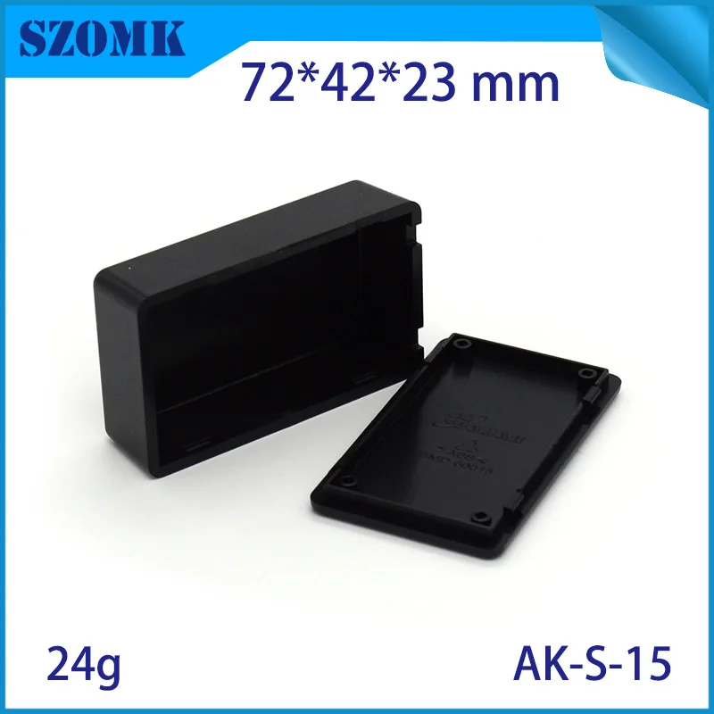 plastic enclosure for electronics control box szomk diy enclosure junction box plastic housing small abs instrument enclosure distribution box black plastic box enclosure electronics case   (10)