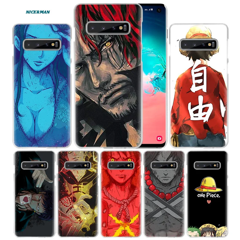 

One Piece D Luffy Case for Samsung Galaxy S10 5G S10e S9 S8 M40 M30 M20 M10 J4 J6 Plus J8 2018 Note 8 9 Hard PC Phone Cover Capa