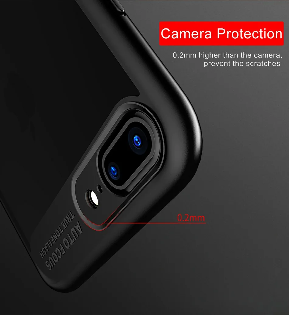 For iPhone 7 Case Full Protective USAMS TPU Transparent for Apple 7 Back Cover for iPhone 7 7 Plus cases iphone7 Coque Fundas 12