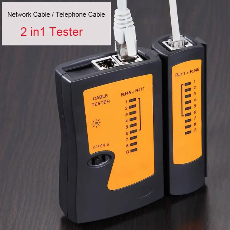 lan cable continuity tester Ingelon rj45 cable tester network testing tools New ethernet tool rj11 LAN Cable Telephone Line Tester rj45 Tracker Dropshipping cable toner and probe