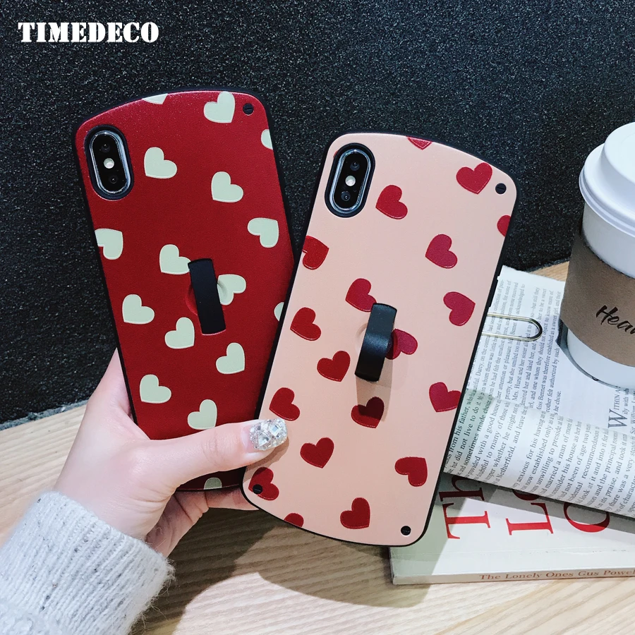 Чехол для iPhone Xr милый чехол X Xs max PC + TPU телефона Funda 7 8 plus 6 s в горошек |