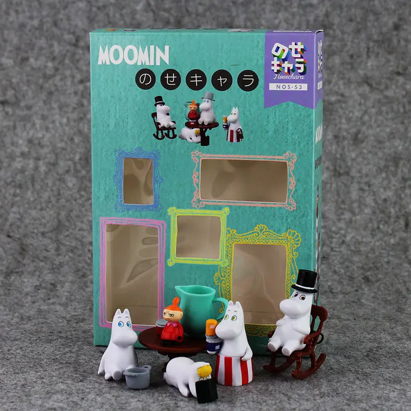 Moomin рисунок долина мини пластиковые фигурки Набор Snufkin игрушка маленькая моя