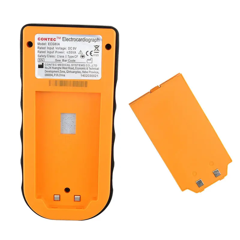  CONTEC CEHandHeld Digital Single Channel ECG Electrocardiograph +Free PC SoftwareECG80A FDA