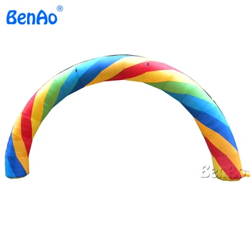 Online R015 Free Shipping 6m Inflatable Rainbow Arch For Advertisement With Blower Party Supplies/Event Decorations