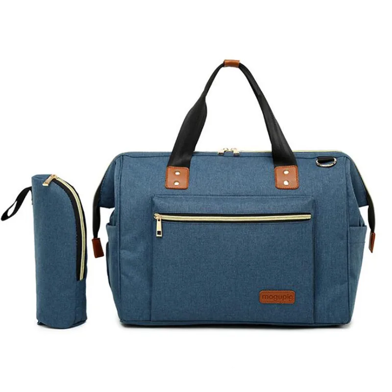 Сумка для мам, многофункциональная сумка для мам, сумка для подгузников, сумка для детских колясок, водонепроницаемая сумка для подгузников, сумки для пеленания, Прямая поставка - Цвет: Blue