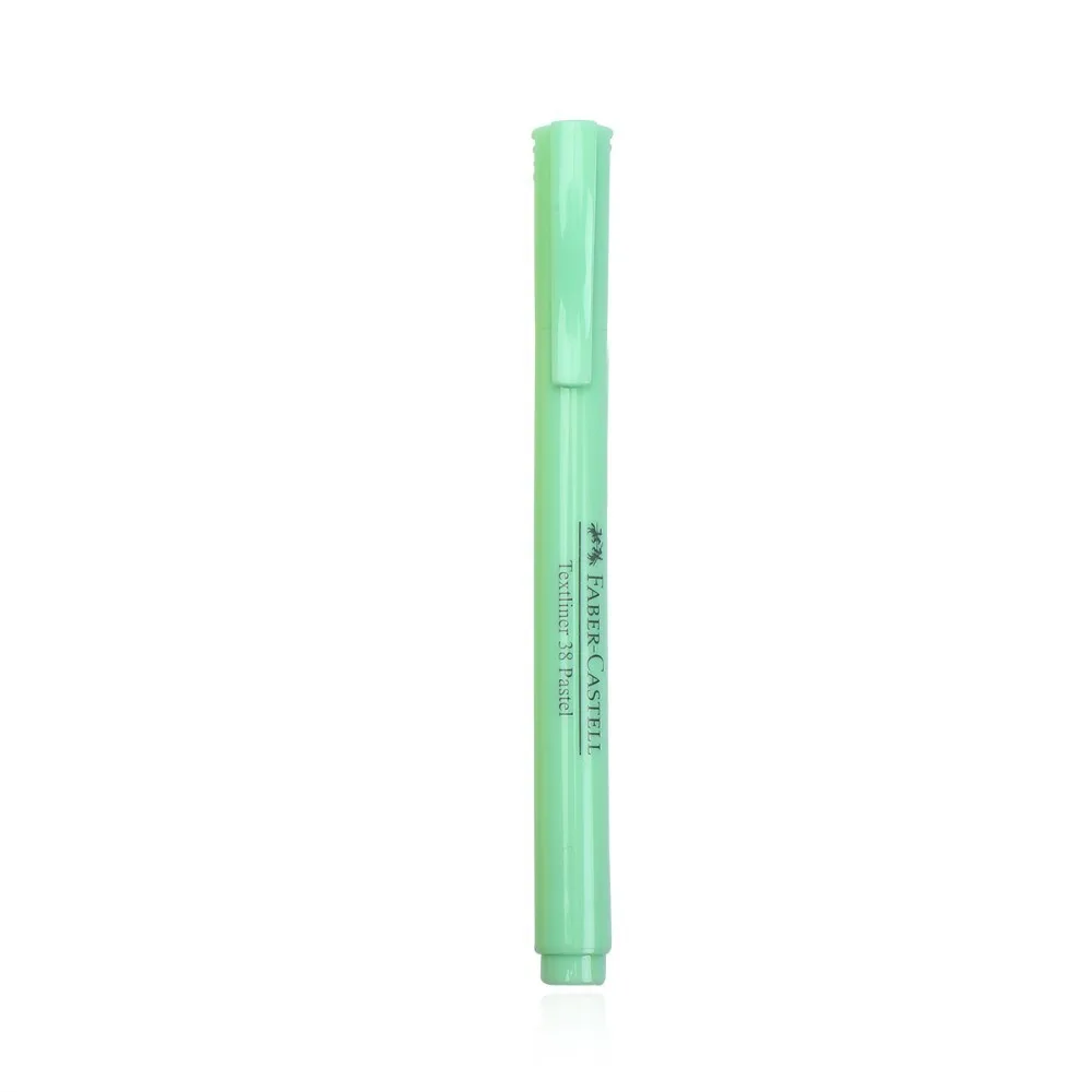 1 шт. Faber Castell хайлайтер текстлайнер ручка на водной основе флуоресцентные пигментные чернила маркер ручка для пули joural маркер - Цвет: yuan-lvse