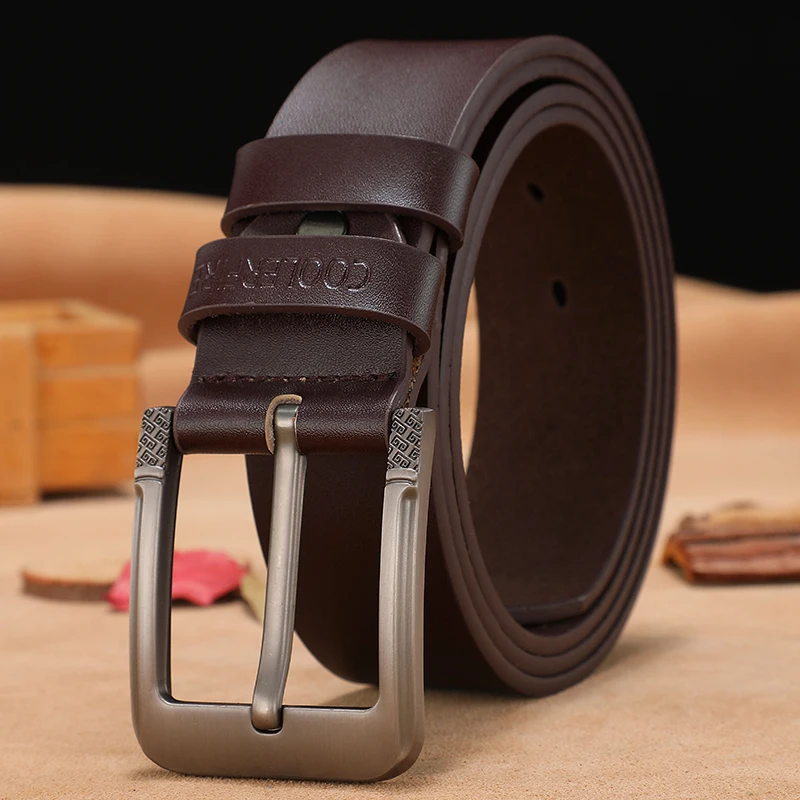 Cinturón de cuero para hombre, accesorio de marca de lujo, unisex -  AliExpress