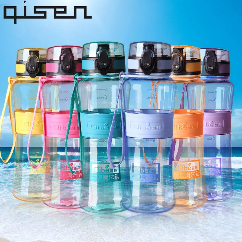 New Leak Proof Seal Large Capacity Nozzle Sport Bicycle Plastic Tritan