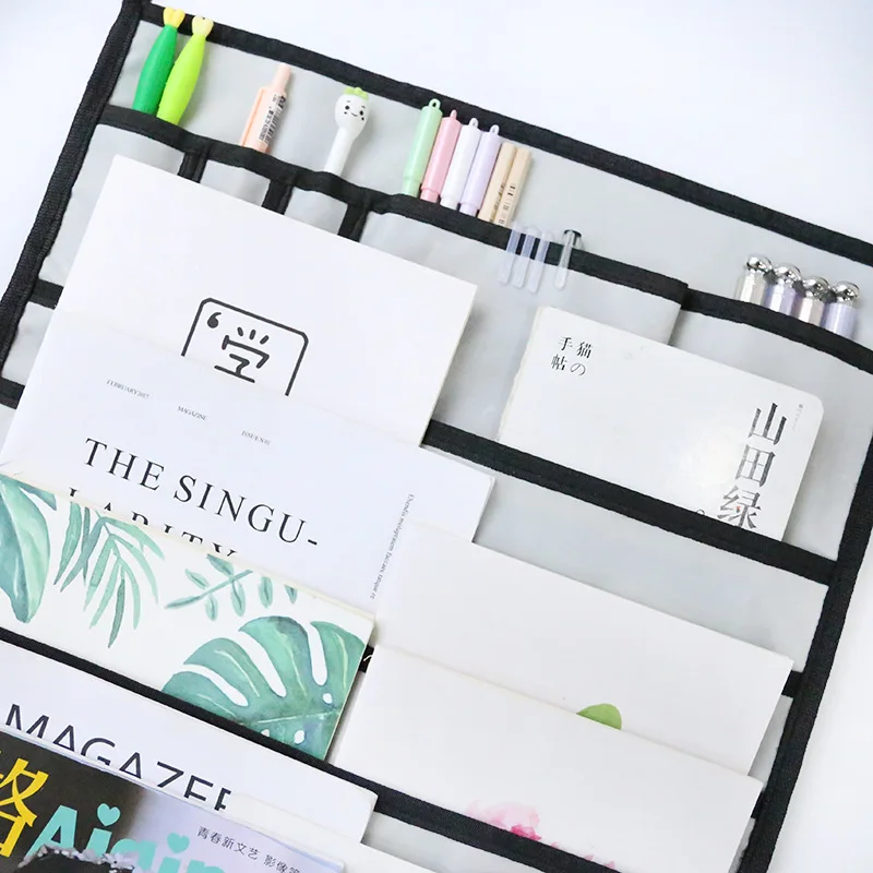 

Multifunctional Desk Storage Box Organizer for the Office Student Desk Hanging Bag Makeup Cosmetic Storage School Supplies