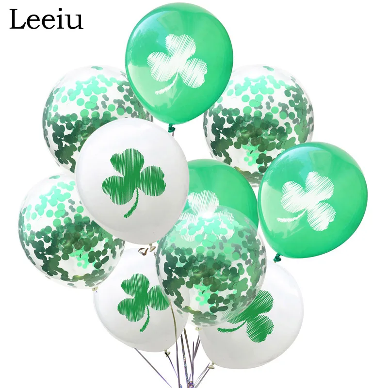 green balloons