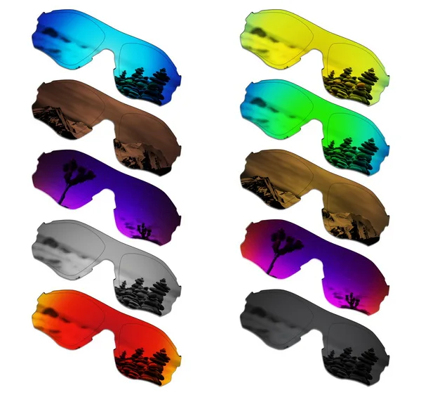 Oakleyevzeroパスサングラス用のsmartvlt偏光交換レンズ-複数の 
