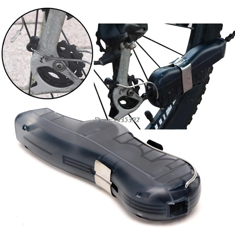 

(QILEJVS)High Quality Bicycle Chain Cleaner Bike Portable Clean Machine Brushes Scrubber Wash Tool Cycling Outdoor APR14_17