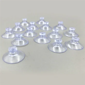 

50pcs 20mm Round Button Suction Cups Pads Window Suckers Clear Mushroom Head