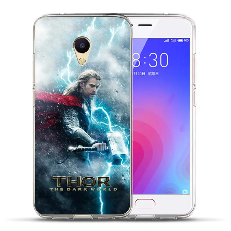 Роскошный чехол с героями Marvel и Мстителями для Meizu M5S, M3S, M5C, M3, M5, M6, s, C Note, U10, U20, Pro, 6, чехол, Coque, Fundas Etui Capinha - Цвет: 07