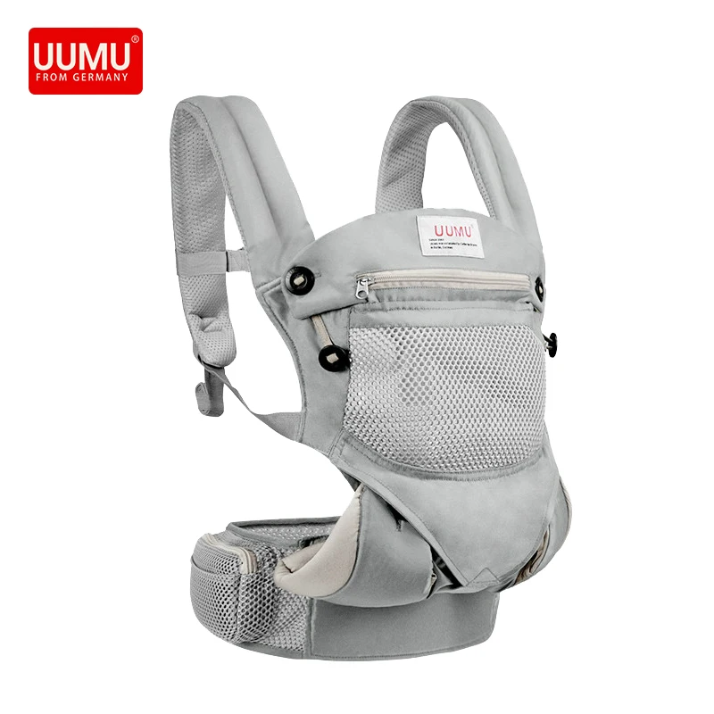 

UUMU Breathable Cotton Ergonomic Baby Backpacks Carrier Slings Wrap Holder Hipseat Shoulder Accessories Belt Sling Backpack Gear