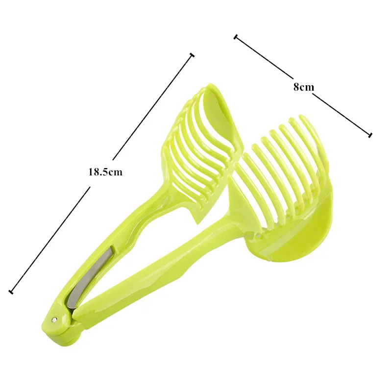 ETya 1 шт. ручной креативный круговой фрукты и овощи ломтерезка для помидоров оранжевый устройство для нарезки лимона торт Клип Многофункциональный кухонный инструмент