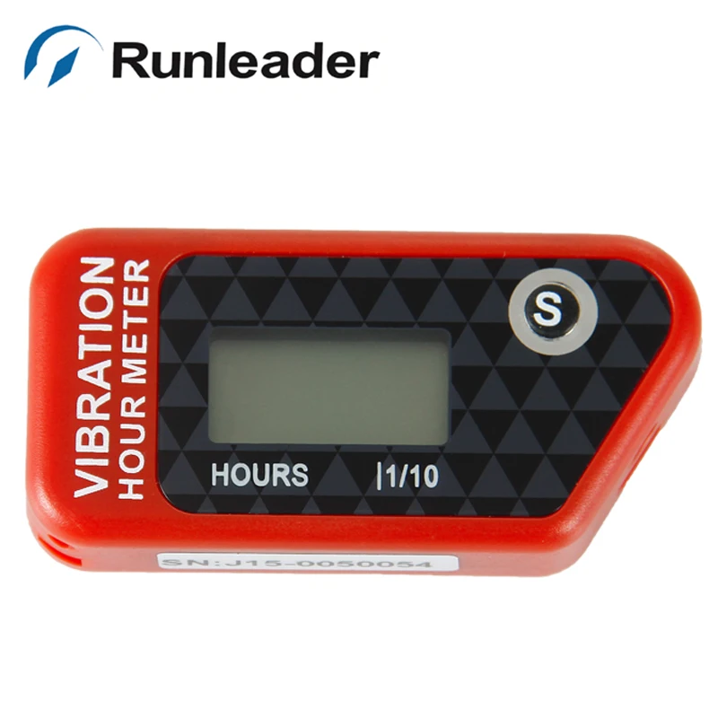 Runleader HM016B Vibration Activated Wireless Digital Hour Meter Hour Meter for Air Compressor Generator jet ski Lawn Mower Motocycle Marine ATV outboards Chainsaw and other small engines green 