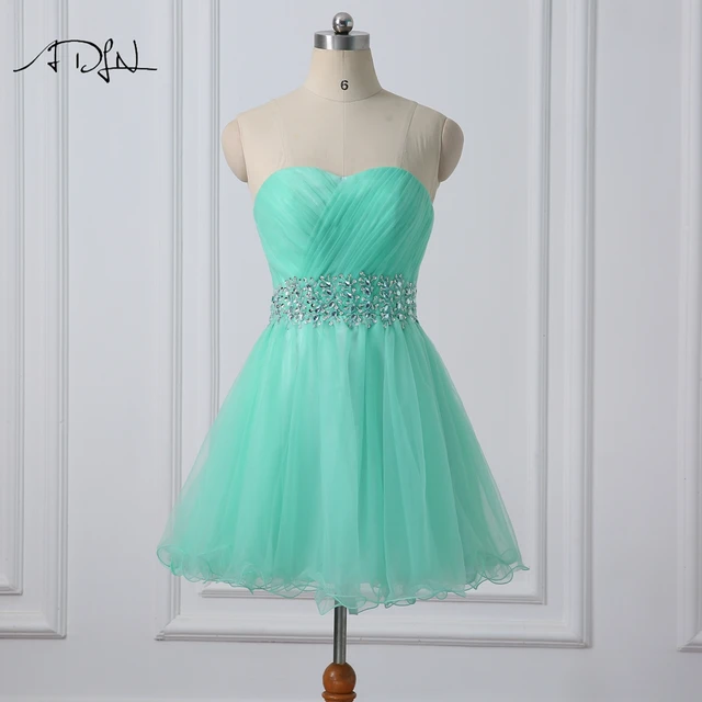 Short Green Cocktail Dress