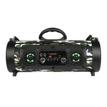 

Wireless Bluetooth Waterproof Portable High-power 15W Music Barrel Speaker for Outdoor QJY99