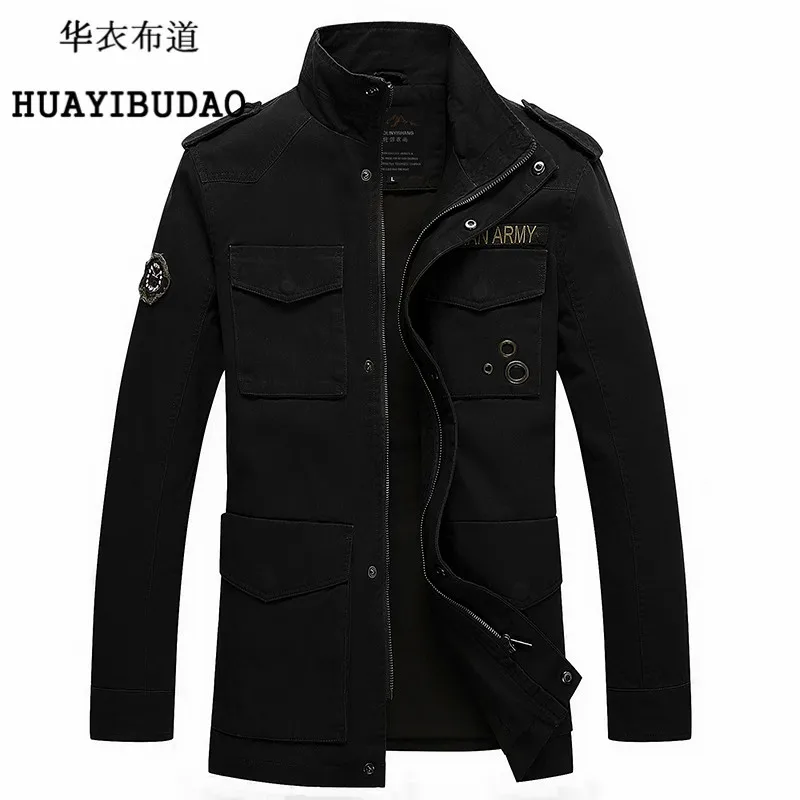 Buy HUAYIBUDAO Autumn And Winter Coat men Military