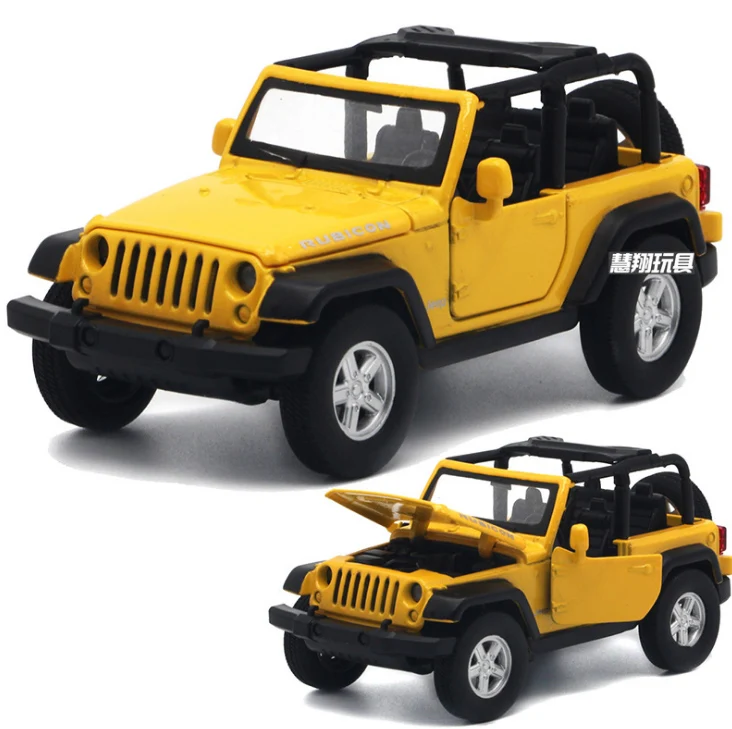 Новинка 1:32 Jeep Wrangler Rubicon SUV литая модель игрушечного автомобиля, модель автомобиля, металлическая модель эвакуатора, коллекция автомобилей, подарок для детей