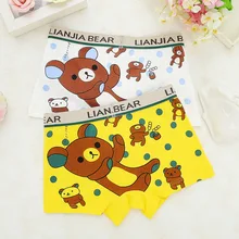 3 шт. детское нижнее белье из хлопка мальчик мультфильм печатных трусики для маленьких мальчиков трусы Жираф животных мужские трусы с рисунками Трусы новые летние