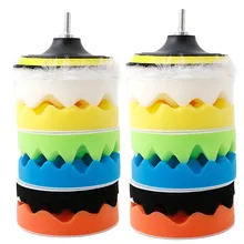 Полировка автомобиля 8 шт. " 125 мм губка для полировки восковой полировки колодки комплект для Авто Полировщик