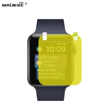 

MAIJIEKE New Full Cover Screen Protector Film On For Apple Watch 40mm 44mm Self-healing Nano TPU Soft Curved Protective Film