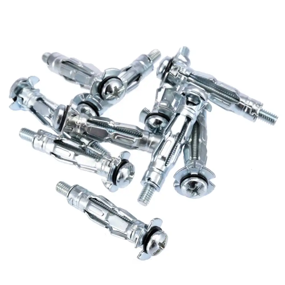 M4 x 21//25mm Plasterboard Cavity Wall Fixing Anchors//Plugs 5