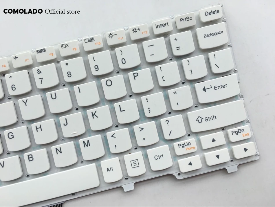 US English Keyboard For Lenovo IdeaPad S206 T1A1-RU S10-3 M13 MA3 S10-3S White without frame keyboard US Layout (2)