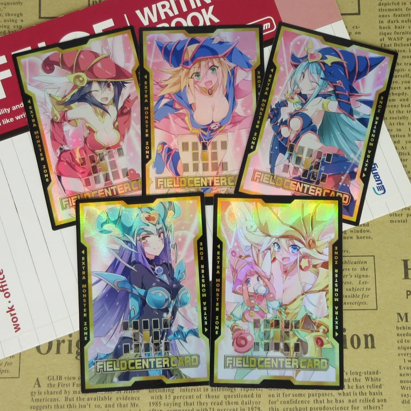 Полевая карта Yugioh 5 шт./компл. каваи сексуальная волшебница для девушек 20 лет