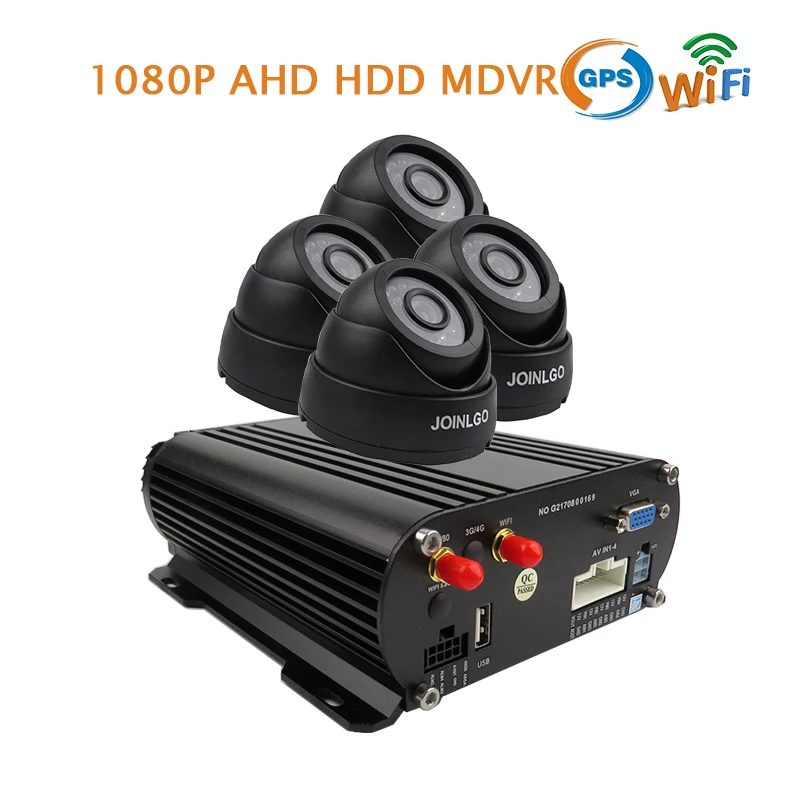Бесплатная доставка 4CH gps WI FI 2.0MP 1080 P AHD 2 ТБ жесткий диск Видеорегистраторы для