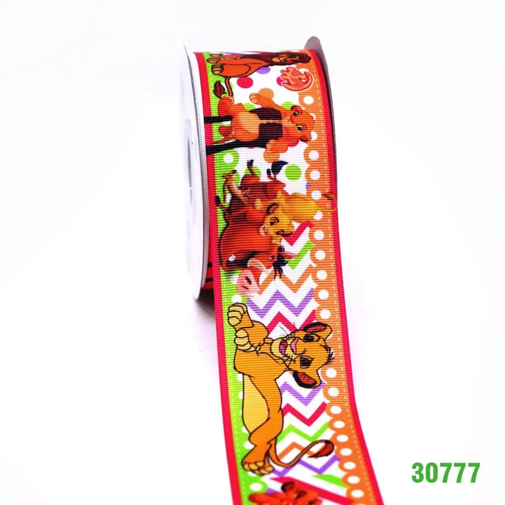 50 ярдов мультфильм ленты напечатанные grosgrain ленты 30756 - Color: 30777