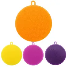 Multifunction Silicone Dish Bowl Cleaning Brushes Scouring Pad Pot Pan Wash Brushes Cleaner Kitchen Clean Accessories